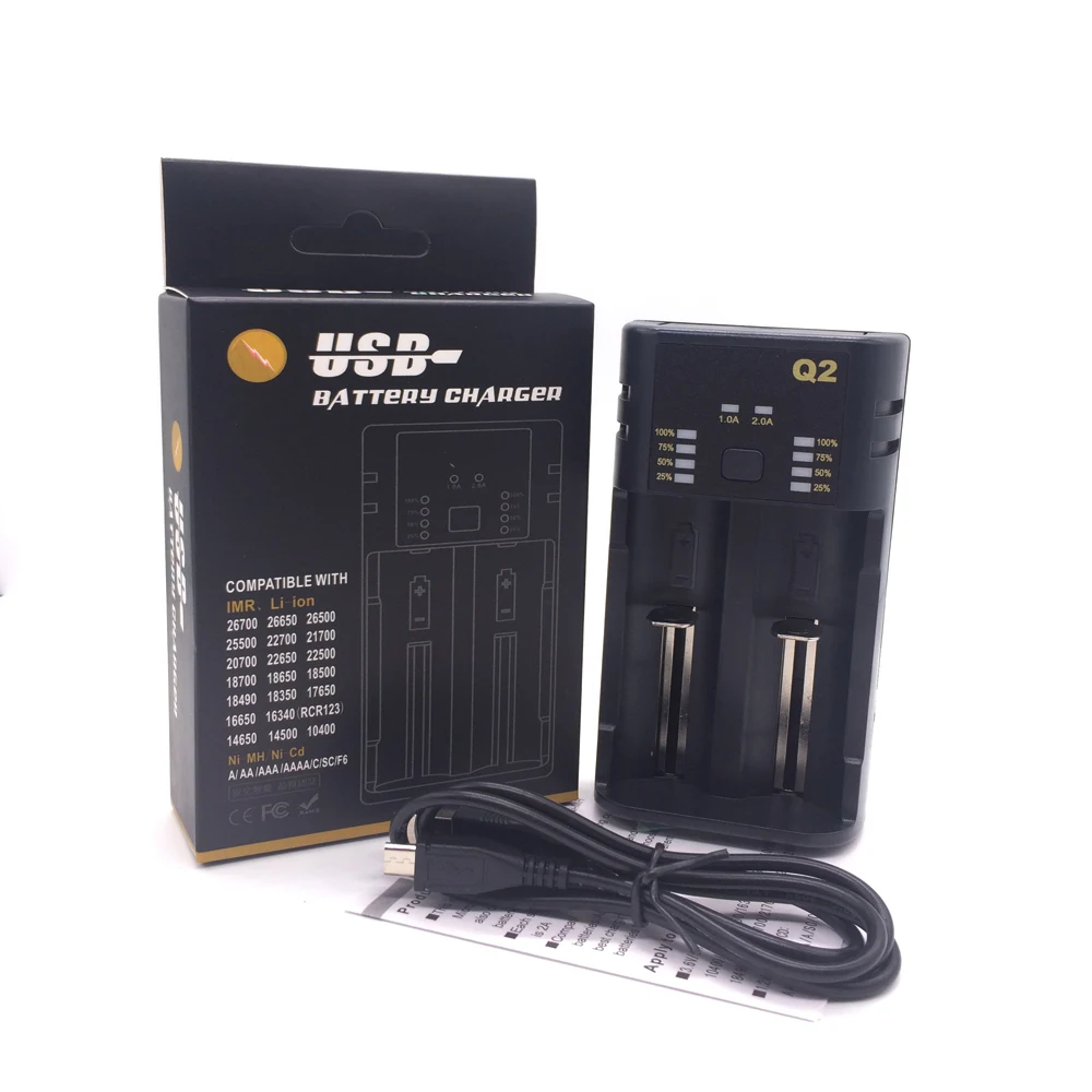 Зарядное устройство USB 18650 для батарей 26650 21700 18350 AA AAA 3 7 В/1 2 В li ion NiMH|Зарядные