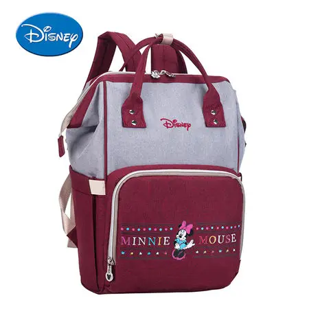 Style 22 Disney Минни Микки классический стиль изоляционные сумки Мумия материнства подгузник мешок большой емкости Детская сумка путешествия рюкзак - Цвет: Style 22