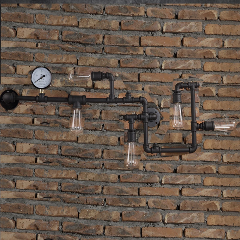 Новый промышленный настенный светильник в стиле стимпанк Ретро стиль