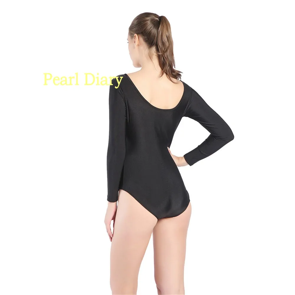 Большой Круглый воротник задняя половина пакета спандекс облегающий костюм