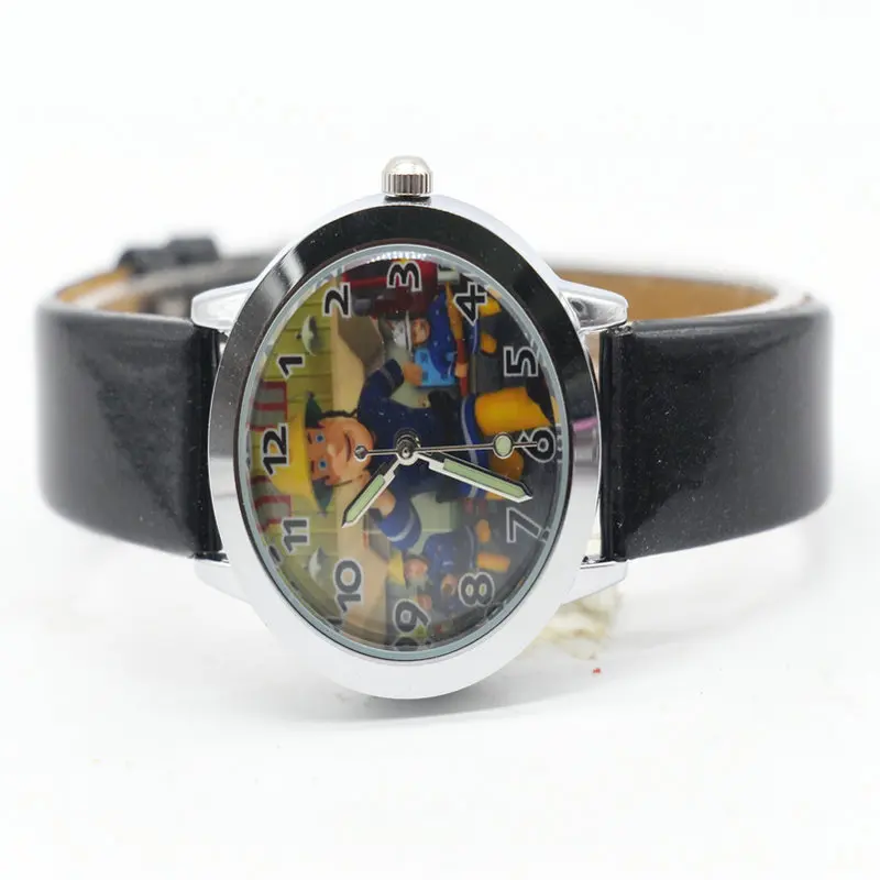 Новая мода Пожарный Сэм часы Дети Мальчики Подарок Часы повседневные кварцевые