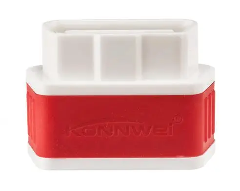 white with red Автомобиля диагностический инструмент KW903 ELM327 OBDII Bluetooth Беспроводной сканирования чтения неисправность может управления двигателем работает для V W AU DI - Цвет: white with red
