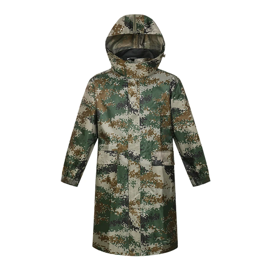 Long Waterproof Boys Raincoat Men Camouflage Hiking Jacket Women Jackets Rain Suit Coat Man Motorcycle Raincoats Hooded RBY007 | Дом и сад