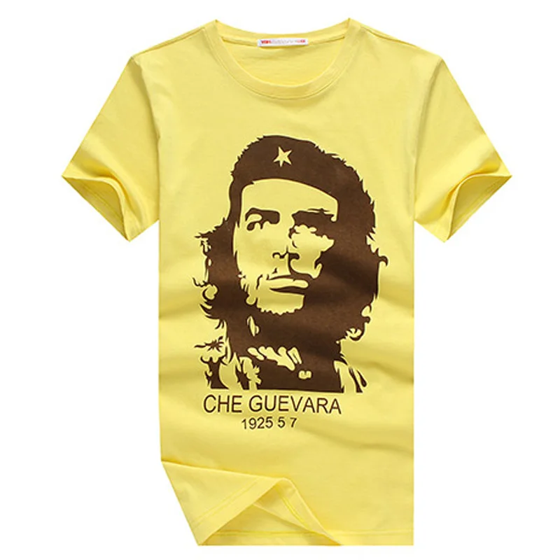 E-BAIHUI CHE GUEVARA summer o neck 3d print shirt men brand clothing cotton mens t shirts fashion 2016 hombre tops tee y033