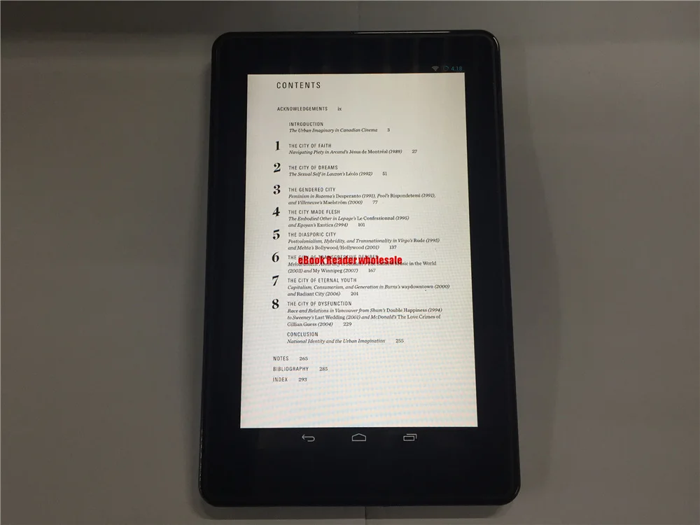 5GB Android Carta E book Reader 7 inch Capacitive Touch Screen 1024x600 eBook WIFI Built in Light | Электроника