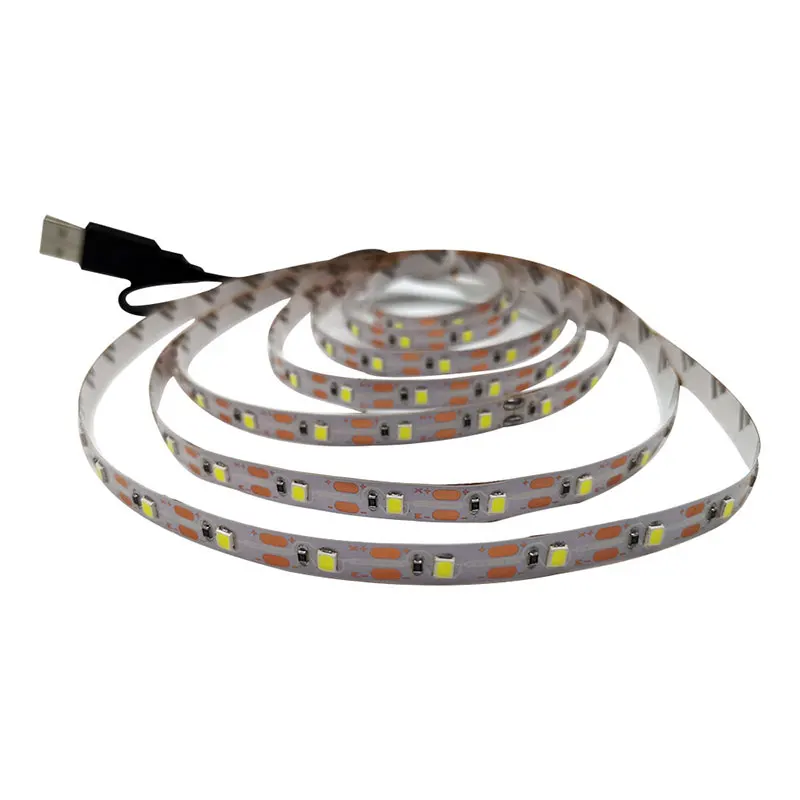 USB LED RGB Strips TV 50CM 1M 2M 3M 4M 5M SMD3528 light 5V/6V strip Christmas desk Decor lamp tape For Background Lighting | Лампы и