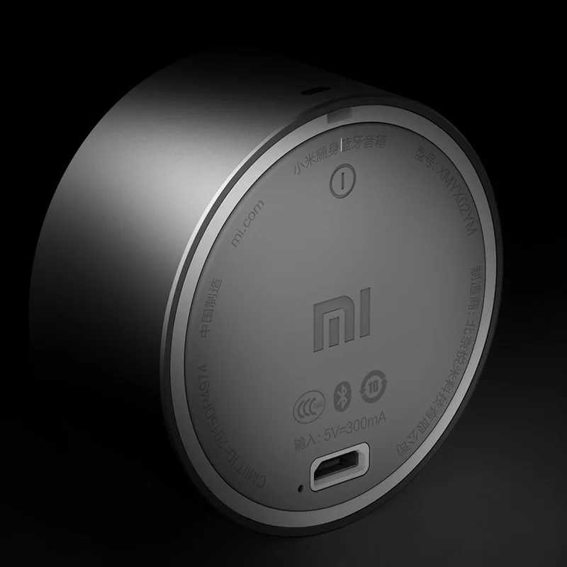Оригинальный портативный динамик Xiaomi Bluetooth гарнитура с микрофоном металлическая