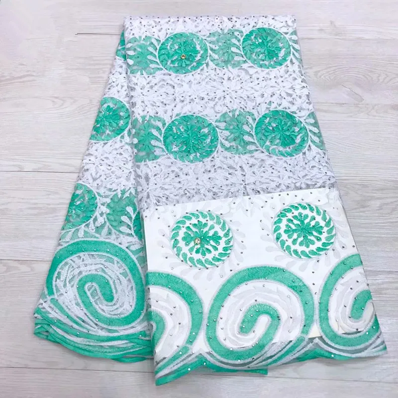 Новое поступление желтый цвет африканский гипюр шнур кружевная ткань высокого