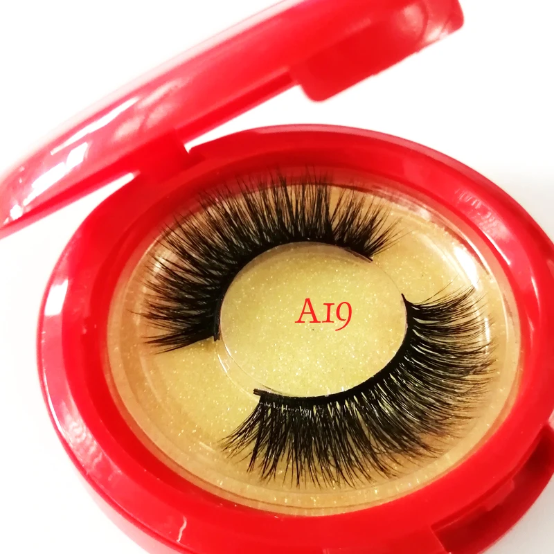 3D Искусственные норковые шелковые ресницы индивидуальные коробки ручной работы