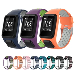 Сменный Браслет для часов Tomtom, силиконовый ремешок для часов Tomtom Runner 3AdventurerGolfer 2Runner 2 сердечноSpark 3 Music