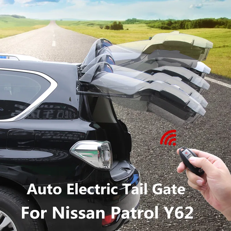 Автоматические электрические задние ворота для Nissan Patrol Y62 2012 2019 умный