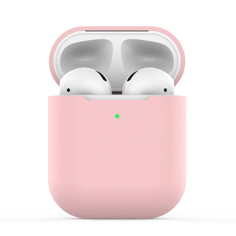 Силиконовые Airpods беспроводные наушники зарядный чехол Беспроводная bluetooth-гарнитура защитный рукав крышка коробка для наушников