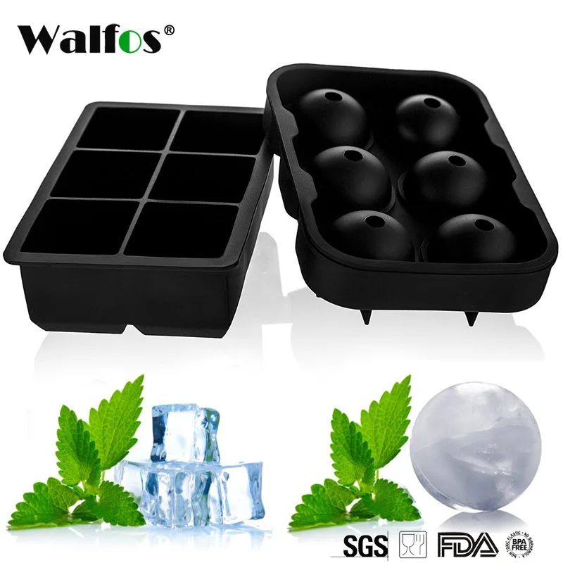 1 шт. силиконовая форма для льда 6 ячеек|silicone mold maker|ice trayball ice tray |
