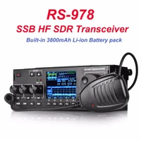 rs 978 ssb hf sdr radio hf ham transceiver 1 8 30mhz 10watt ham sdr radio hf with 3800mah li ion battery pack