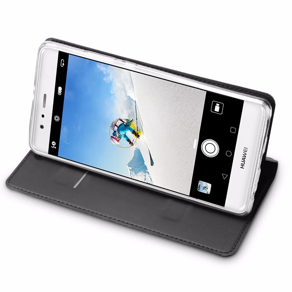 Кожаный чехол DUX DUCIS для Huawei P10 Plus роскошный книжка с подставкой и отделением карт