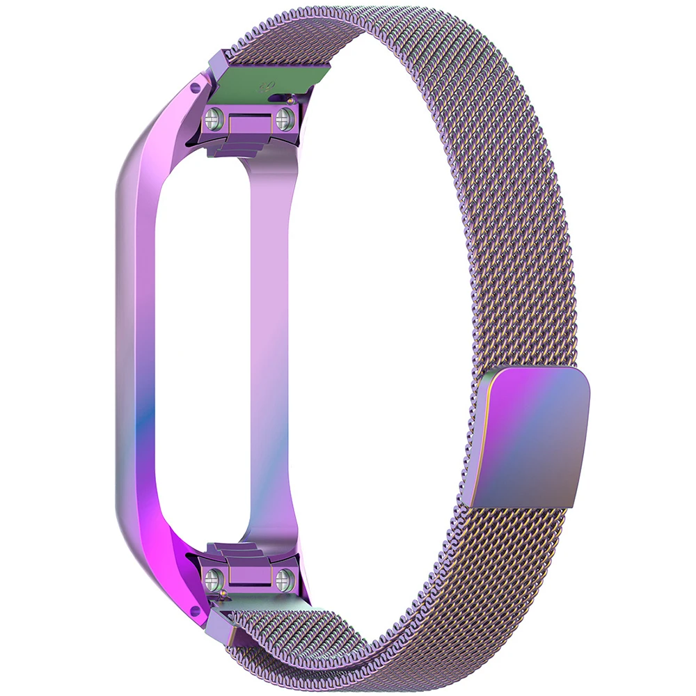 Laforuta высокое качество Миланская петля Нержавеющая сталь ремешок для samsung Galaxy Fit-e Браслет спортивный сменный ремешок для SM-R375
