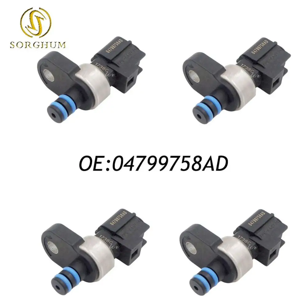 

New 4PCS 04799758AD Pressure Sensor Transducer For Dodge Avenger Caliber Challenger Charger Dakota Durango Grand Caravan