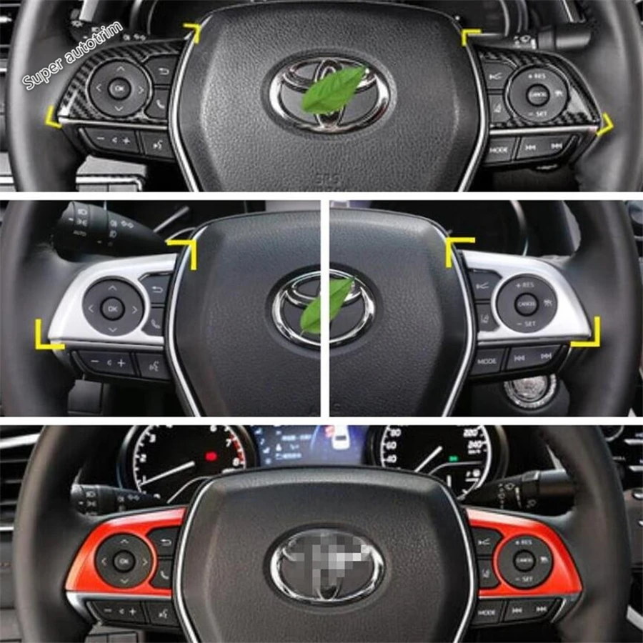 Автомобильная рулевая лента для колес Lapetus матовая обшивка/Углеволокно ABS TOYOTA RAV4