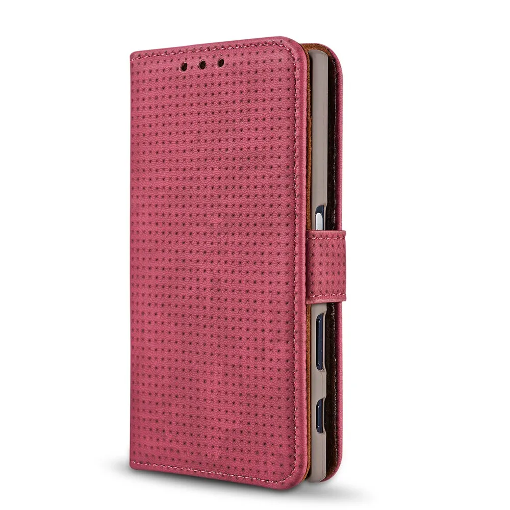 Для Sony Xperia X Compact чехол роскошные кожаные Folio Stand Wallet для XZ XZS Магнитная панель