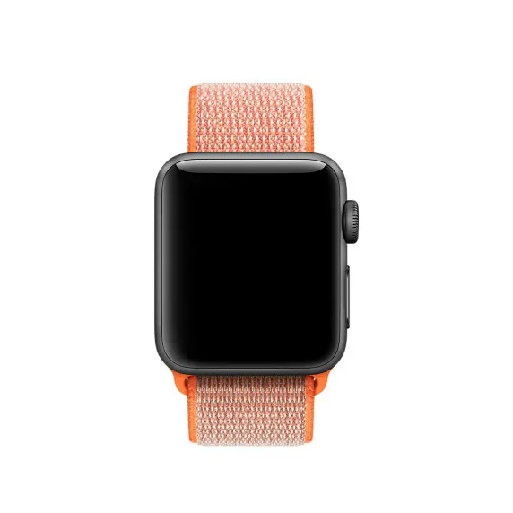 Спортивный ремешок-петля для Apple Watch серии 5 4 3 2 1, ремешок для iWatch, двухслойный тканый нейлоновый дышащий ремешок для наручных часов 42 44 мм 38 40 мм