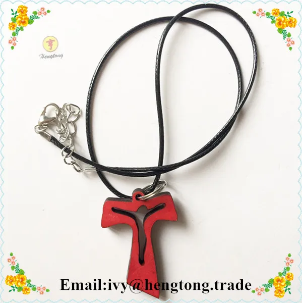 Оптовая продажа деревянные аксессуары для Розария подвеска-крест маленький