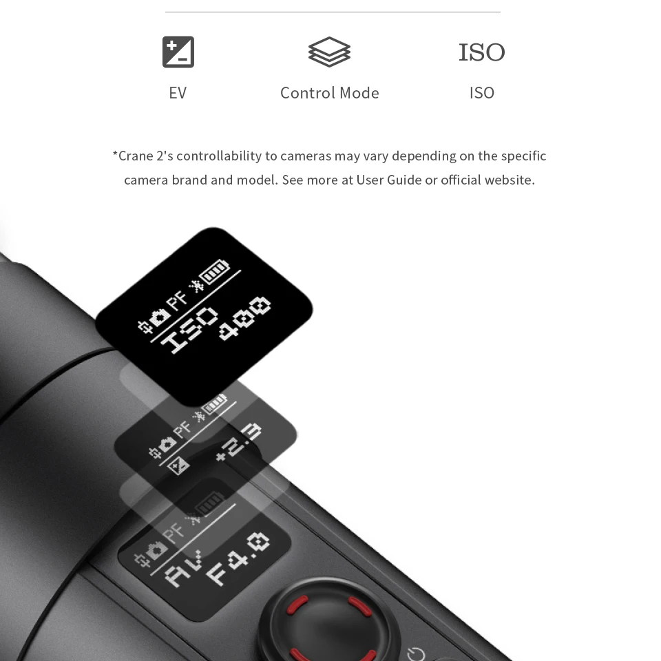 Zhiyun Crane 2 3 Axis Handheld Gimbal Stabilizer with Dul Handle Remote Controller Support for DSLR Cameras Load up to 3.2KG | Электроника