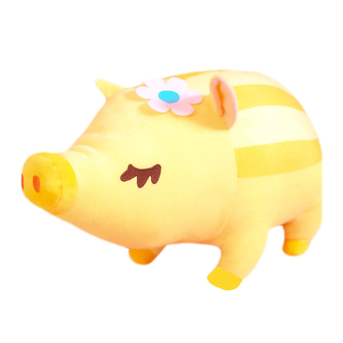 

Wild Boar Plush Toy Boy Golden Pig Sleeping Pillow Sofa Back to Back with Sleeping Cloth Doll Gift