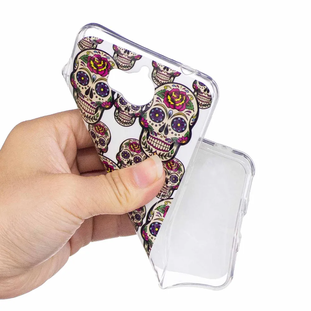 For Huawei Y6 2017 Case MYA-L11 MYA-L41 Silicon Soft TPU Back case coque Nova Young MYA L11 L41 phoen cover bags |