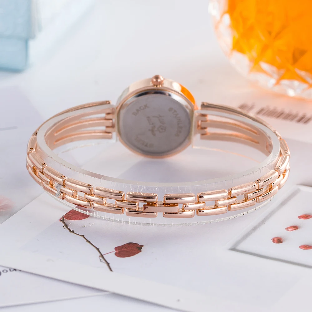 Часы женские кварцевые со стразами браслет из нержавеющей стали 2019|Женские