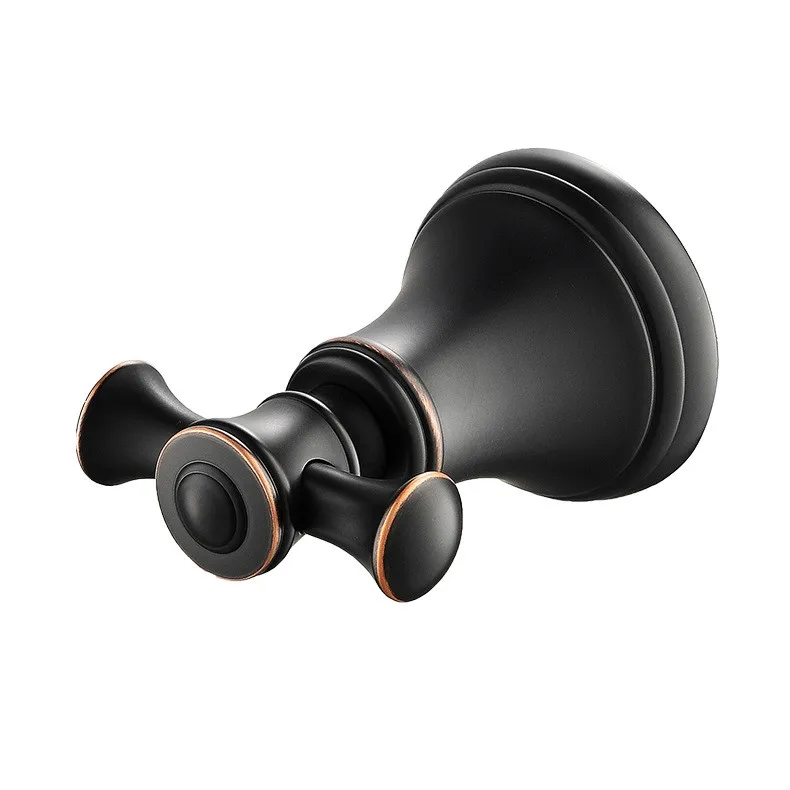 Твердый латунный набор аксессуаров для банных полотенец из 3 предметов держатель