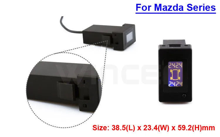 Беспроводная система контроля давления в шинах TPMS специальная для Honda Toyota Mazda Nissan