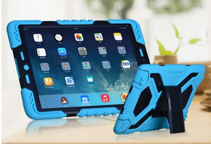 Для Apple ipad 6/для ipad Air 2 Pepkoo Spider case военный, повышенная нагрузка водонепроницаемый пылезащитный/ударопрочный чехол для планшета - Цвет: 3