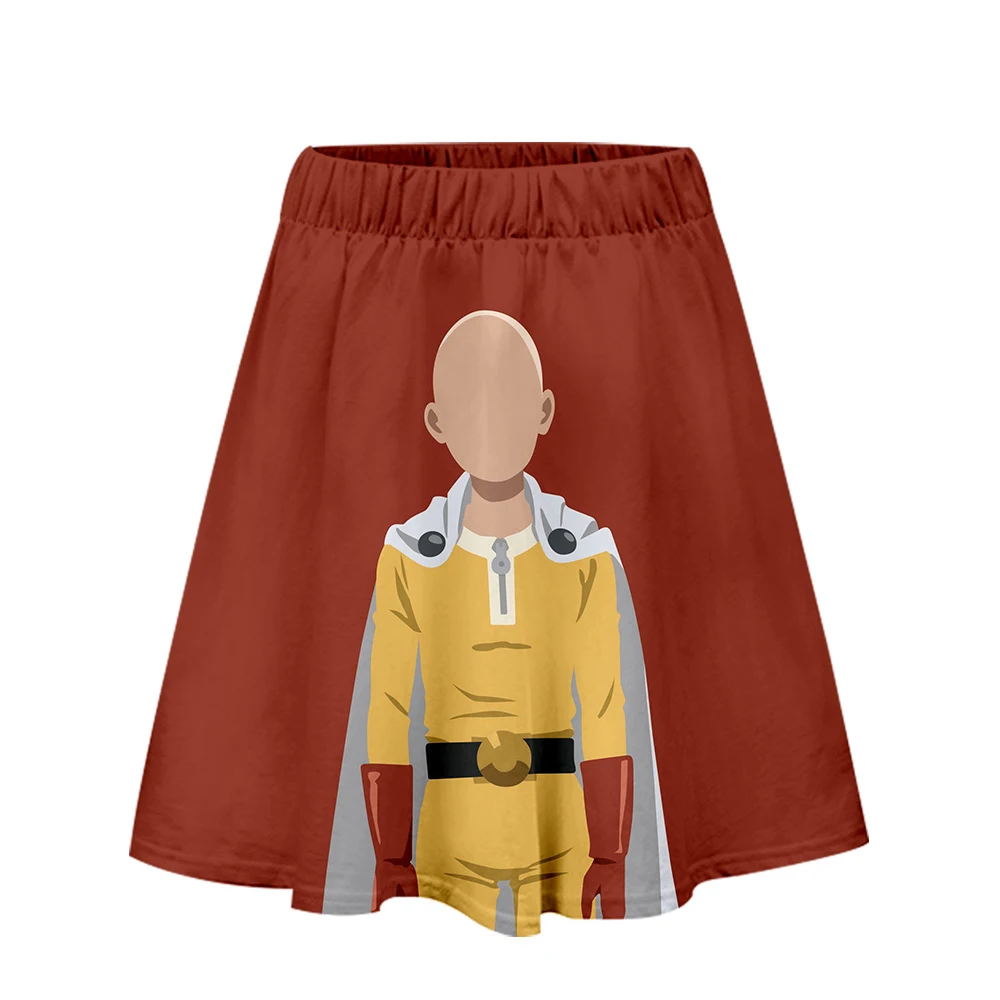 Юбка One Punch для мужчин и женщин сезон 2 юбка с 3D принтом супергероев модная уличная