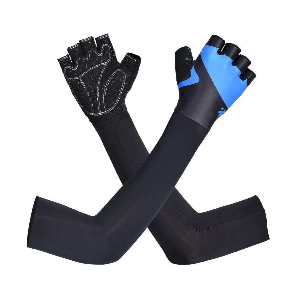 

High-elastic ice silk subversion, riding sunscreen cuffs, gloves, breathable and quick-drying cuffs