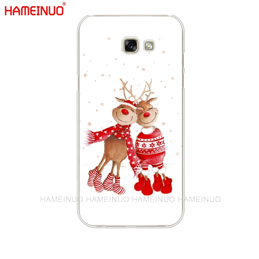 HAMEINUO милый Рождественский олень мультяшный новогодний чехол для телефона Samsung