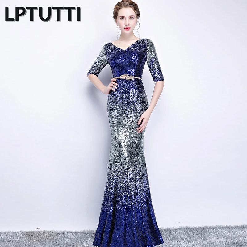 LPTUTTI блесток градиент Gratuating новый для женщин Элегантный Дата церемонии Выходные
