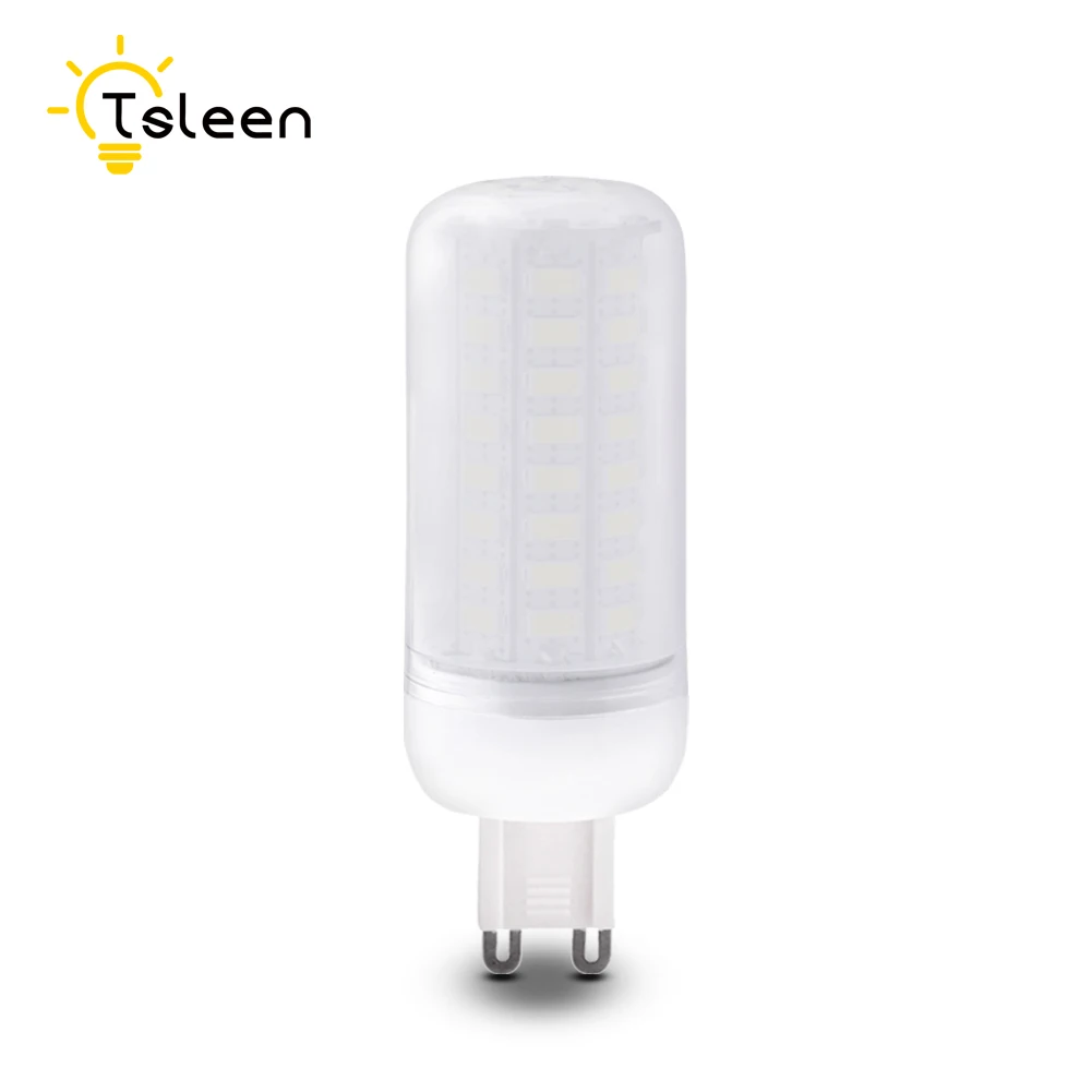 G9 New Milky TSLEEN E27 светодиодный светильник E14 B22 GU10 G9 светодиодный смарт лампочки IC 220V 110V кукурузы светильник без мерцания 48 56 69 72 светодиодный s SMD 5730 люстра светильник - Испускаемый цвет: G9 New Milky