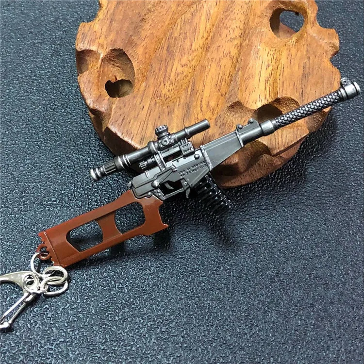 12 см PUBG оружие, винтовка AKM модель AK 47 Игрушки Брелки