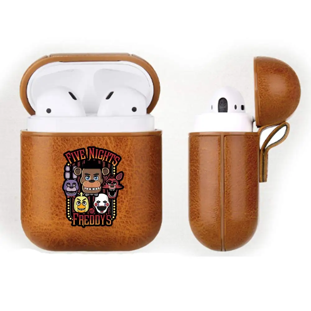 Горячие пять ночей у Фредди Airpods чехол беспроводной Bluetooth защитный Портативный