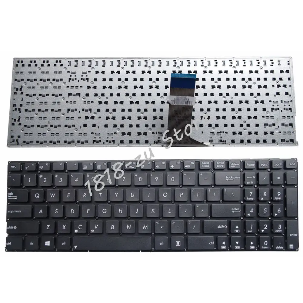 

New For ASUS X555U X555UA X555UB X555UF X555UJ X555YI English Laptop Keyboard US Black Without Frame