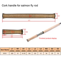 aventik diy fly fishing rod cork handle for salmon fly rod super aaa grade super light cork fly rods handle accessory tools