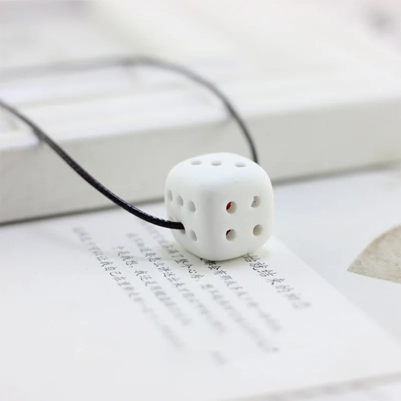 Длинные плетеные веревки цепи женское ожерелье черный коричневый цвет кость