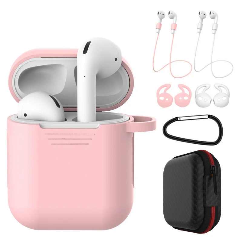 Набор силиконовых защитных аксессуаров для наушников Airpods 1 2 7 шт. в | Электроника