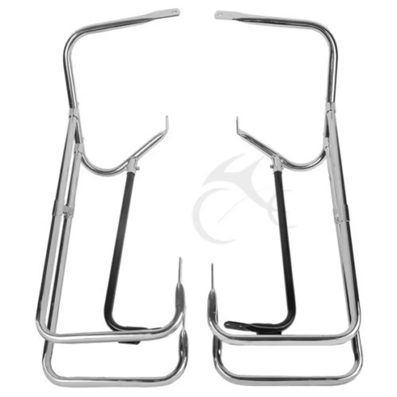 Хромированная/Черная задняя защитная направляющая для Harley Touring Electra Glide Ultra Classic FLHT
