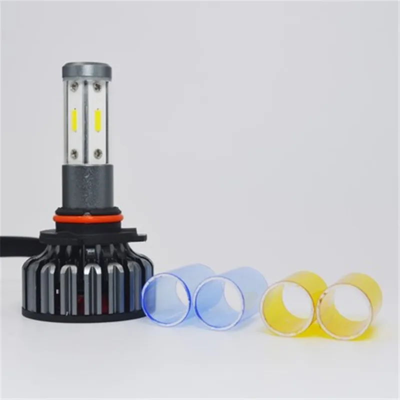 2018 Новейшая 4 боковые фары для автомобиля H4 LED H7 H11 H8 9005 HB3 9006 100 Вт 12000lm Canbus Light 3000K 6000K