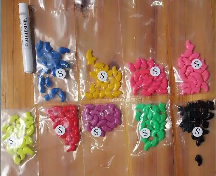 Инструменты для кошачьих ногтей 20 шт. мягкие колпачки домашних питомцев Когти