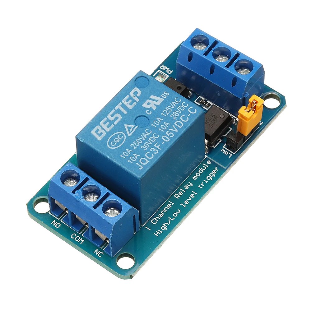 Новый 1 канал 5 В релейный модуль высокого и низкого уровня триггера для Arduino |