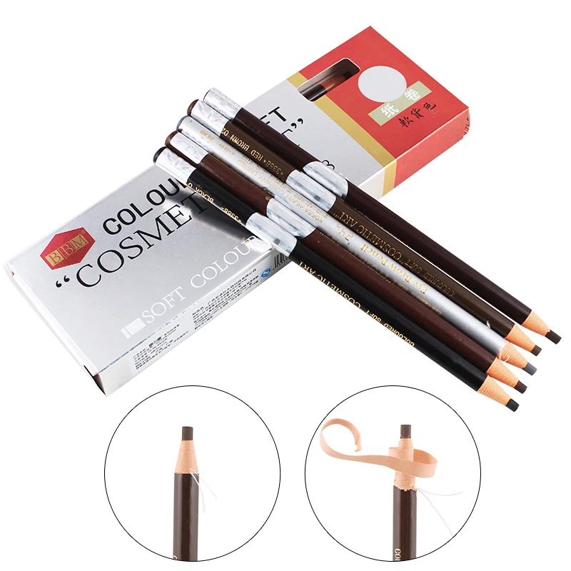 1 шт. verschillenda Kleuren wenkbraun wpotlood weterдиte Eye Nrow Pen Donker/Licht Koffie Zwart Grey Sombrancelha усиливающий