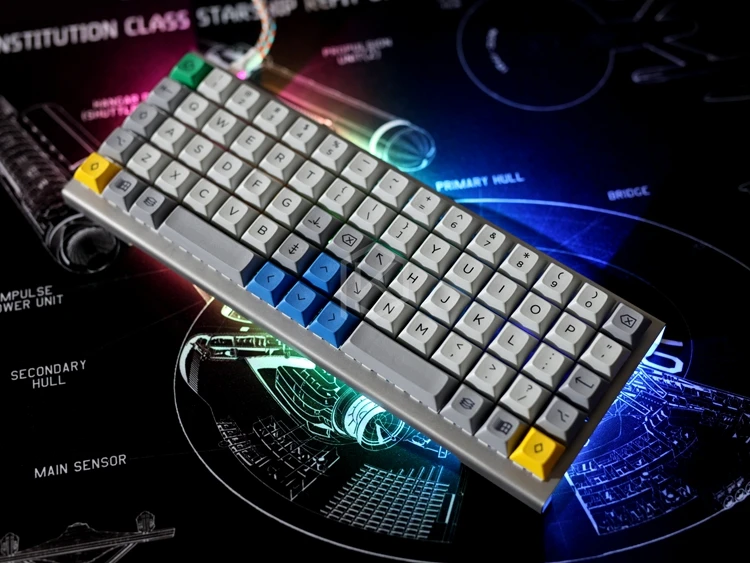 Изогнутый чехол из нержавеющей стали для xd75re xd75 xd75am 60% пользовательские клавиатуры акриловые панели акриловый диффузор