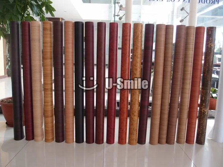 Виниловая пленка из тикового дерева Размер 1 24 Х5 0 м/рулон|wood grain vinyl|adhesive vinylvinyl roll |